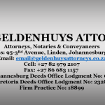 Leon Geldenhuys Attorneys, Notaries and Conveyancers